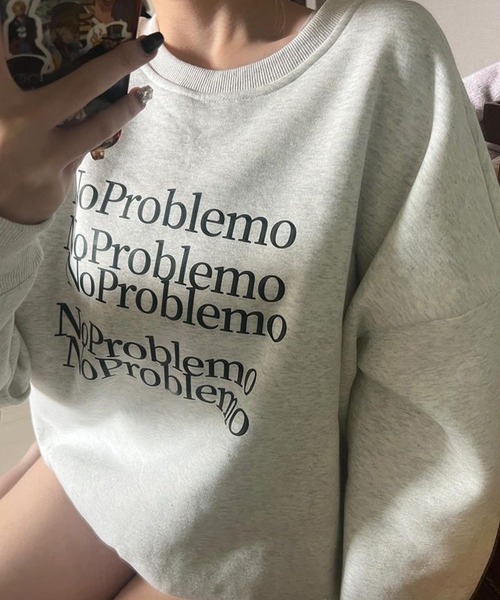 Chick（チック）の「レターロゴクルーネックスウェット（スウェット・レディース・ブラック/グレー・FREE）」の15枚目の写真