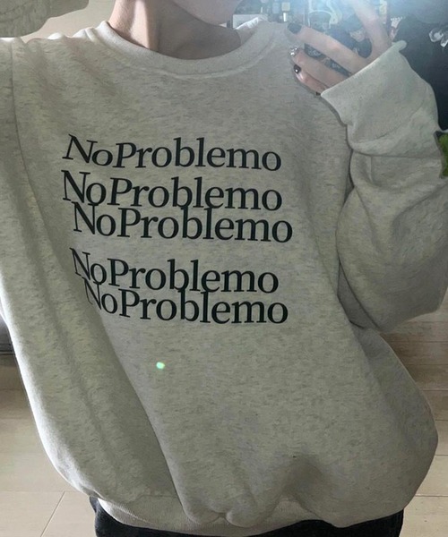 Chick（チック）の「レターロゴクルーネックスウェット（スウェット・レディース・ブラック/グレー・FREE）」の13枚目の写真