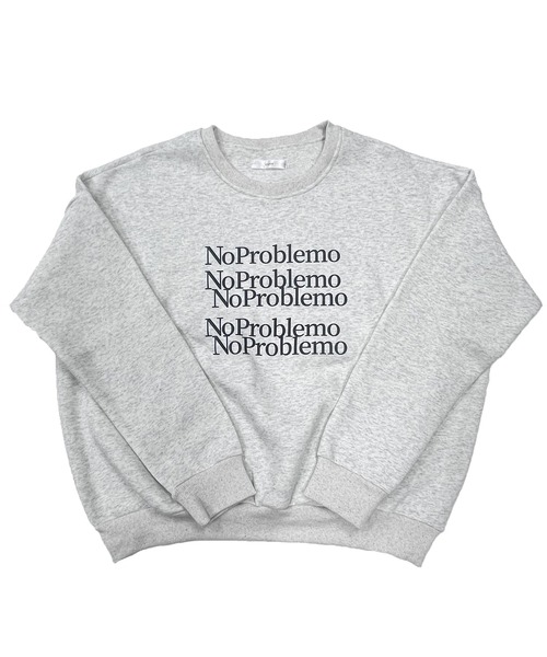 Chick（チック）の「レターロゴクルーネックスウェット（スウェット・レディース・ブラック/グレー・FREE）」の3枚目の写真