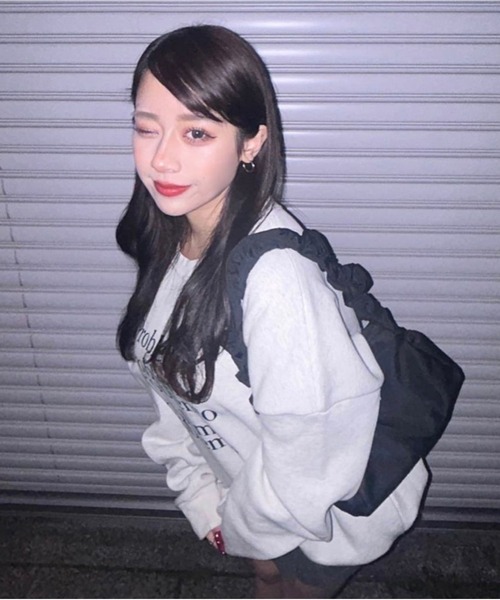 Chick（チック）の「レターロゴクルーネックスウェット（スウェット・レディース・ブラック/グレー・FREE）」の21枚目の写真