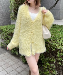 clear | フェザーロングカーディガン≪2023AW新作≫(カーディガン/ボレロ)