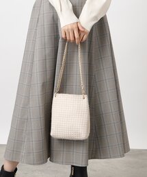 grove | ツイードチェーンミニショルダー(ショルダーバッグ)