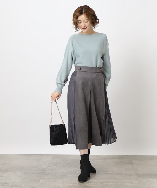 grove（グローブ）の「◆ツイードチェーンミニショルダー（ショルダーバッグ・レディース・ブラック/ブラック系3/アイボリー・00）」の11枚目の写真