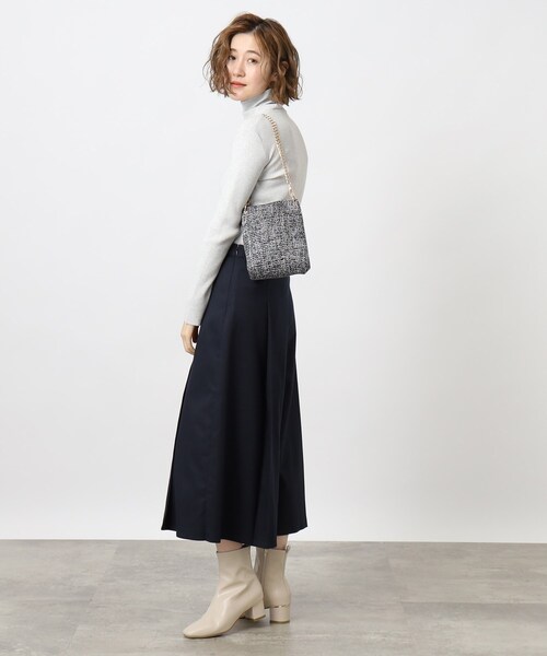 grove（グローブ）の「◆ツイードチェーンミニショルダー（ショルダーバッグ・レディース・ブラック/ブラック系3/アイボリー・00）」の14枚目の写真