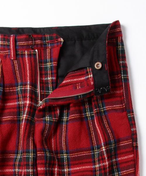 BEAMS BOY（ビームスボーイ）の「BEAMS BOY / タータン ペグトップ パンツ（その他パンツ・レディース・レッド/ネイビー・0/1）」の10枚目の写真