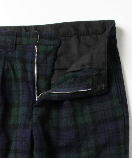 BEAMS BOY（ビームスボーイ）の「BEAMS BOY / タータン ペグトップ パンツ（その他パンツ・レディース・レッド/ネイビー・0/1）」の3枚目の写真