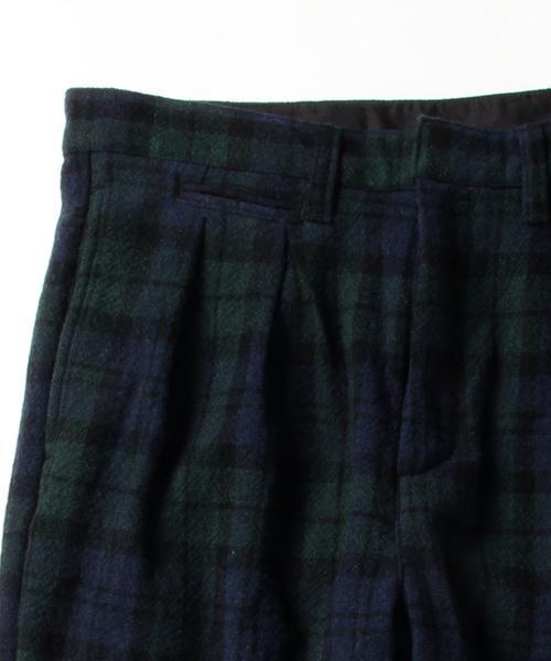 BEAMS BOY（ビームスボーイ）の「BEAMS BOY / タータン ペグトップ パンツ（その他パンツ・レディース・レッド/ネイビー・0/1）」の4枚目の写真