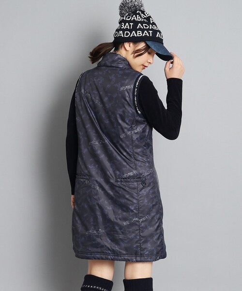 adabat（アダバット）の「◆【撥水／保温性／制電性】フェザープリント 防寒ワンピース（ワンピース・レディース・ブルー系その他2/ホワイト系1・42/40/38/36）」の7枚目の写真