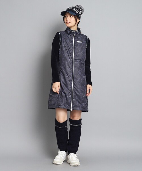 adabat（アダバット）の「◆【撥水／保温性／制電性】フェザープリント 防寒ワンピース（ワンピース・レディース・ブルー系その他2/ホワイト系1・42/40/38/36）」の8枚目の写真