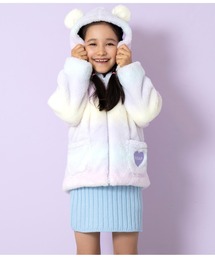 ANAP kids（アナップキッズ）の「くま耳ボアブルゾン（ブルゾン・キッズ）」