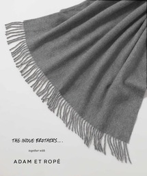 THE INOUE BROTHERS（ザイノウエブラザーズ）の「【THE INOUE BROTHERS...together with ADAM ET ROPE'】大判ストール / UNISEX（マフラー・メンズ・グレー系）」