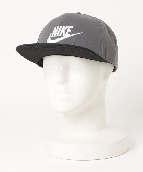 NIKE（ナイキ）の「NIKE/ナイキ キャップ Dri-FIT プロ FLTV FB5380-010（キャップ・メンズ・ブラック/チャコールグレー×ブラック・M/L）」の7枚目の写真