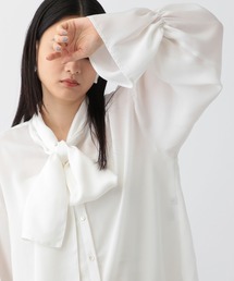 A part by | 【前後2WAY】ボウタイ2WAYブラウス(シャツ/ブラウス)