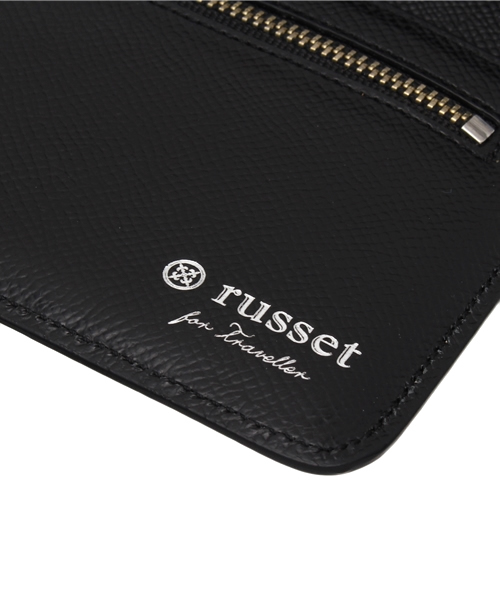 russet for traveller（ラシット　フォー トラベラー）の「レザーショルダーバッグ【Shoulder】（ショルダーバッグ・レディース・ブラック・FREE）」の6枚目の写真