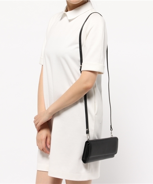 russet for traveller（ラシット　フォー トラベラー）の「レザーショルダーバッグ【Shoulder】（ショルダーバッグ・レディース・ブラック・FREE）」の3枚目の写真