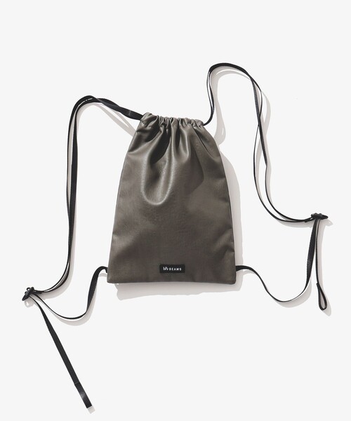 BEAMS レザーナップサック bPr BEAMS（bPrビームス）フェイクレザー ナップサック（バッグ