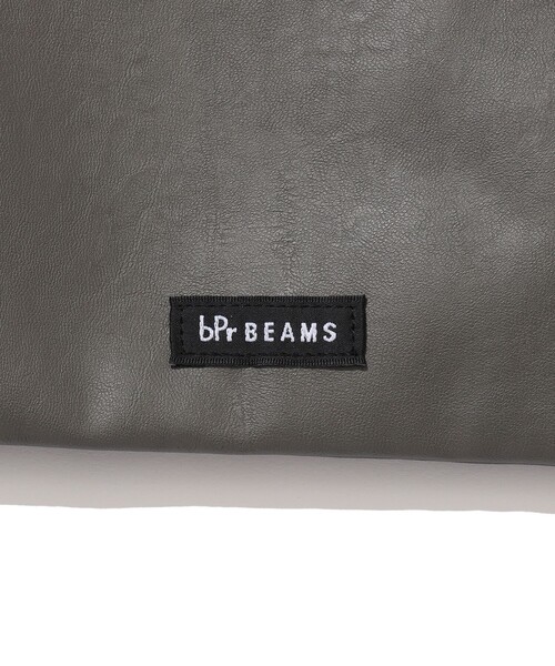 bpr BEAMS（ビーピーアール ビームス ）の「bPr BEAMS / フェイクレザー ナップサック（バックパック/リュック・メンズ・ピンク/ミント/グレー/ベージュ/ブラック/サックスブルー・ONE SIZE）」の11枚目の写真