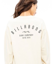 BILLABONG レディース ARCH CLEAN LOGO LIGHT SWEAT CREW トレーナー 【2023年秋冬モデル】/ビラボンスウェットトレーナー