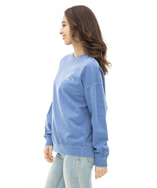 BILLABONG(ビラボン)の「BILLABONG レディース ARCH CLEAN LOGO LIGHT SWEAT CREW トレーナー 【2023年秋冬モデル】/ビラボンスウェットトレーナー(スウェット・レディース・スミクロ/オフホワイト/ブルー/オレンジ・MEDIUM/LARGE)」の22枚目の写真