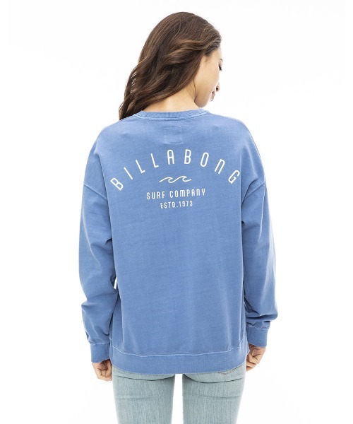 BILLABONG(ビラボン)の「BILLABONG レディース ARCH CLEAN LOGO LIGHT SWEAT CREW トレーナー 【2023年秋冬モデル】/ビラボンスウェットトレーナー(スウェット・レディース・スミクロ/オフホワイト/ブルー/オレンジ・MEDIUM/LARGE)」の18枚目の写真
