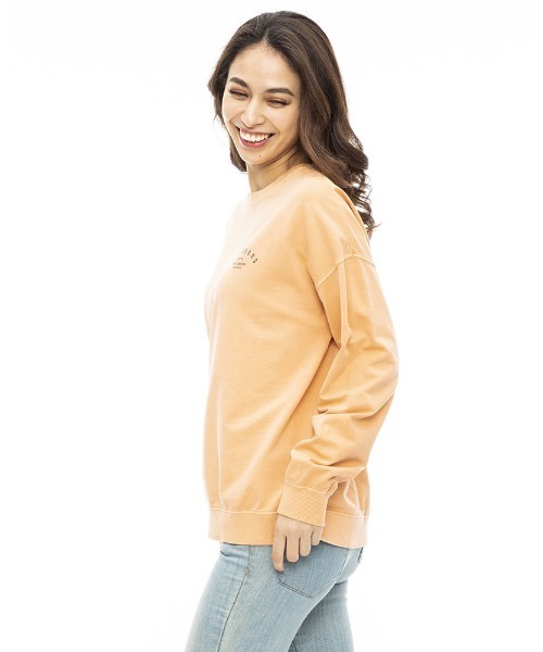 BILLABONG(ビラボン)の「BILLABONG レディース ARCH CLEAN LOGO LIGHT SWEAT CREW トレーナー 【2023年秋冬モデル】/ビラボンスウェットトレーナー(スウェット・レディース・スミクロ/オフホワイト/ブルー/オレンジ・MEDIUM/LARGE)」の21枚目の写真