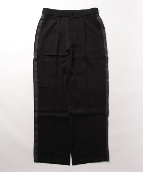 GGD SELECT(ジージーディー セレクト)の「サイドラインセンタープリーツロングパンツ(その他パンツ・メンズ・ブラウン/ブラック/カーキ・L/M)」の10枚目の写真