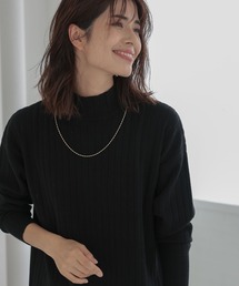 濃密なめらかリブチュニック