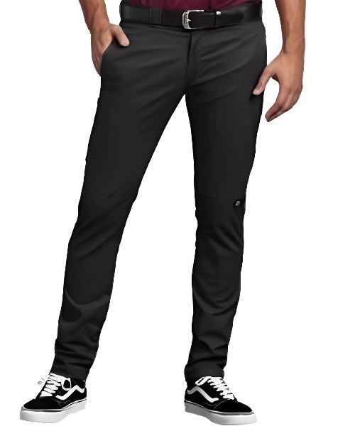 Dickies(ディッキーズ)の「【Dickies/ディッキーズ】スキニーフィットダブルニー ワークパンツ WP811(チノパンツ・メンズ・チャコール/ブラック/ベージュ・30inch/32inch)」の2枚目の写真