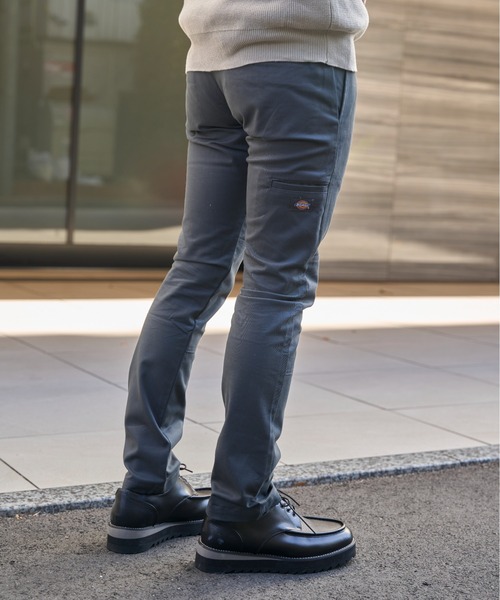 Dickies(ディッキーズ)の「【Dickies/ディッキーズ】スキニーフィットダブルニー ワークパンツ WP811(チノパンツ・メンズ・チャコール/ブラック/ベージュ・30inch/32inch)」の7枚目の写真