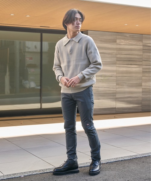 Dickies(ディッキーズ)の「【Dickies/ディッキーズ】スキニーフィットダブルニー ワークパンツ WP811(チノパンツ・メンズ・チャコール/ブラック/ベージュ・30inch/32inch)」の11枚目の写真