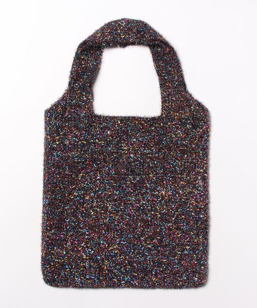 florist（フローリスト）の「ラメシャギーニットトートバッグ / A4収納可（トートバッグ・レディース・ワインレッド/シルバー/カラフル/ゴールド・FREE）」の17枚目の写真