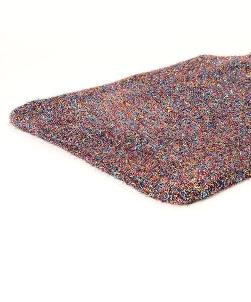 florist（フローリスト）の「ラメシャギーニットトートバッグ / A4収納可（トートバッグ・レディース・ワインレッド/シルバー/カラフル/ゴールド・FREE）」の18枚目の写真