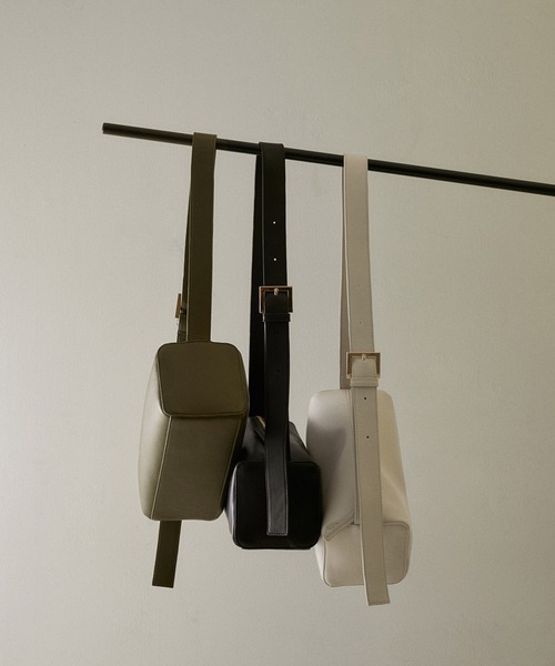 【雑誌掲載】【追加】レザーボックスショルダーバッグ