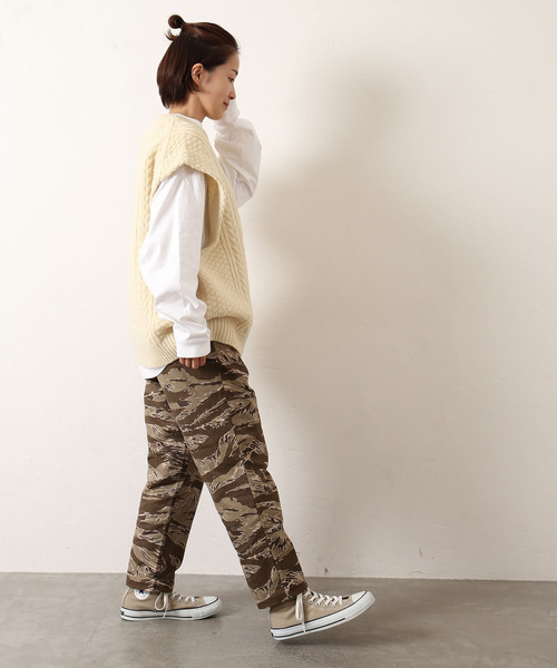 journal standard luxeアラン編みクルーネックベスト JOURNAL STANDARD LUXE（ジャーナルスタンダード ラックス）の