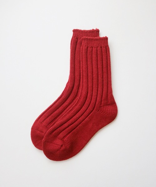 TAWARA（タワラ）の「【1P】メリノウール96% めちゃぬくソックス（ソックス/靴下・レディース・ターコイズブルー/レンガ/イエロー/ピンク/グリーン/アイボリー・S）」の6枚目の写真