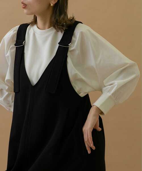 URBAN RESEARCH Sonny Label(アーバンリサーチサニーレーベル)の「裏起毛コンビスウェットプルオーバー(スウェット・レディース・オフホワイト/グレー/ブラック・FREE)」の4枚目の写真