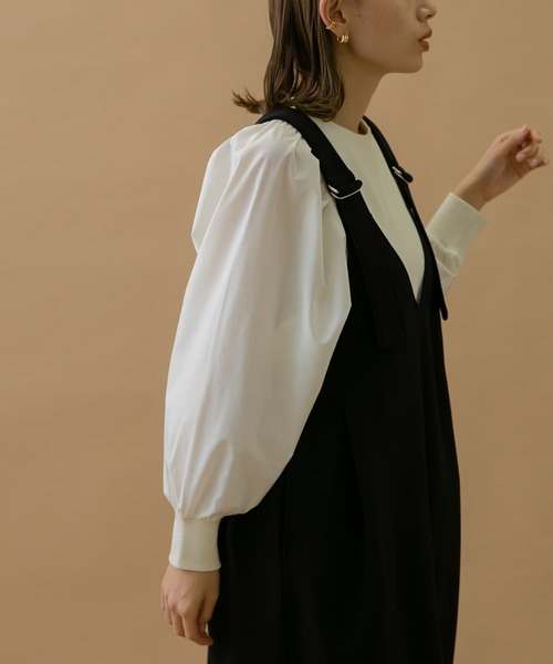 URBAN RESEARCH Sonny Label(アーバンリサーチサニーレーベル)の「裏起毛コンビスウェットプルオーバー(スウェット・レディース・オフホワイト/グレー/ブラック・FREE)」の5枚目の写真