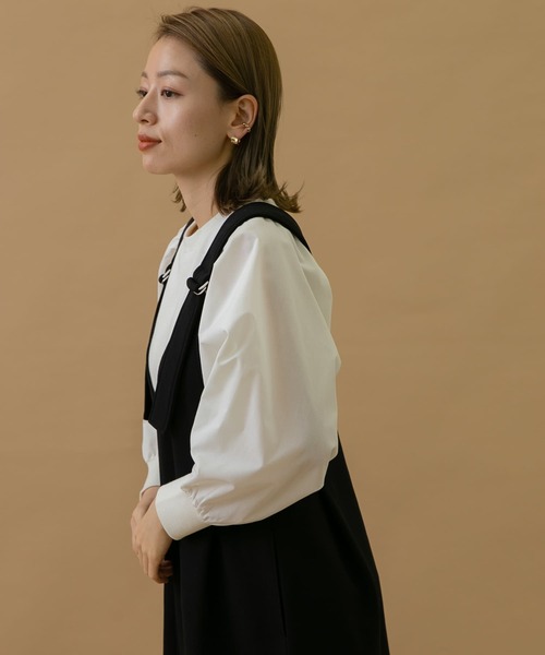 URBAN RESEARCH Sonny Label(アーバンリサーチサニーレーベル)の「裏起毛コンビスウェットプルオーバー(スウェット・レディース・オフホワイト/グレー/ブラック・FREE)」の8枚目の写真