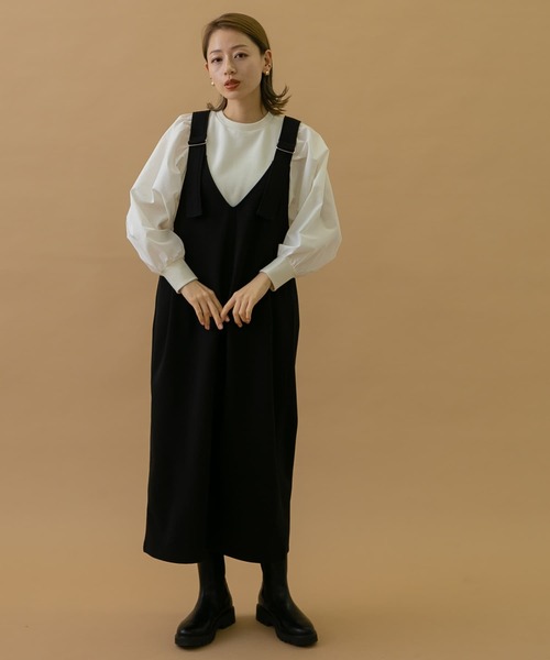 URBAN RESEARCH Sonny Label(アーバンリサーチサニーレーベル)の「裏起毛コンビスウェットプルオーバー(スウェット・レディース・オフホワイト/グレー/ブラック・FREE)」の10枚目の写真