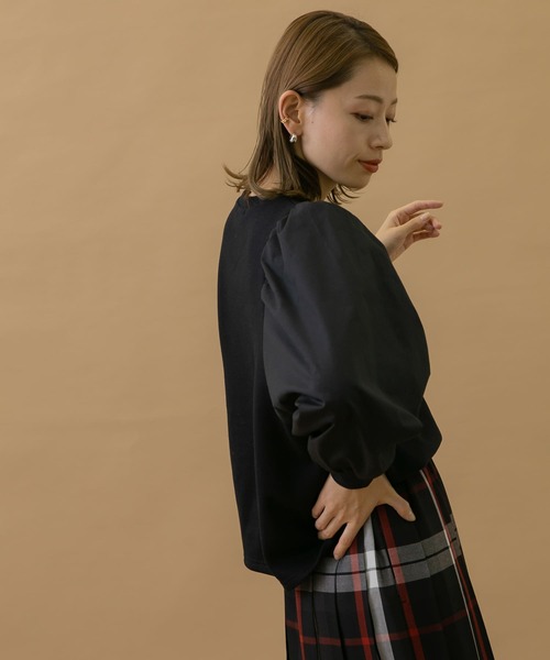 URBAN RESEARCH Sonny Label(アーバンリサーチサニーレーベル)の「裏起毛コンビスウェットプルオーバー(スウェット・レディース・オフホワイト/グレー/ブラック・FREE)」の17枚目の写真