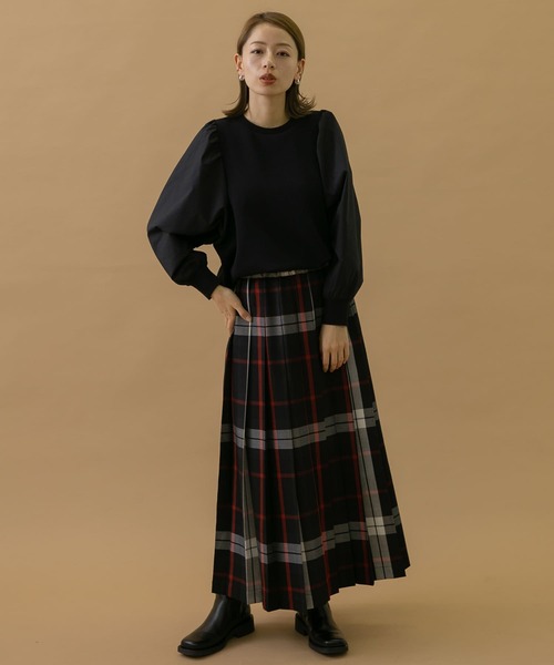 URBAN RESEARCH Sonny Label(アーバンリサーチサニーレーベル)の「裏起毛コンビスウェットプルオーバー(スウェット・レディース・オフホワイト/グレー/ブラック・FREE)」の19枚目の写真