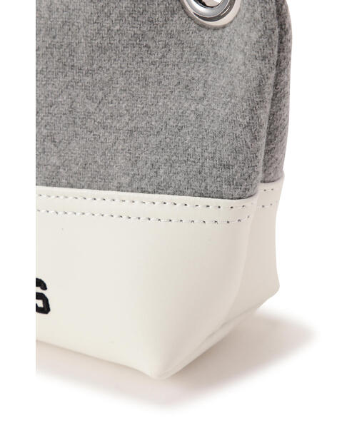 ★PEARLY GATES／パーリーゲイツ★カレッジワッペンマルチポーチ★ PEARLY GATES（パーリーゲイツ）の「【PEARLY GATES】カレッジ