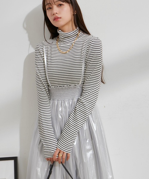 VIS（ビス）の「【2WAY】メタリック重ねチュールワンピース【洗える】（ワンピース・レディース・グレー/その他1・FREE）」の13枚目の写真