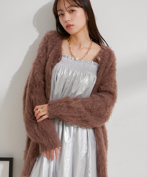 VIS（ビス）の「【2WAY】メタリック重ねチュールワンピース【洗える】（ワンピース・レディース・グレー/その他1・FREE）」の18枚目の写真