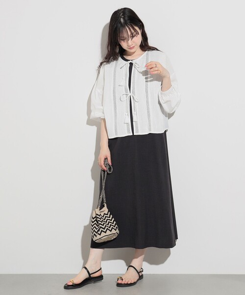 【BEAMS HEART/ビームス ハート】 アイボリー レース 半袖ブラウス BEAMS HEART ブラウス シャツ レース レディース : ZOZOTOWN