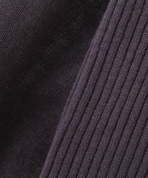 PROPORTION BODY DRESSING（プロポーションボディドレッシング）の「パールモチーフシアースリーブリブニット / 1214170106（ニット/セーター・レディース・ダークグレー/ホワイト系その他/イエロー・MEDIUM/SMALL）」の12枚目の写真