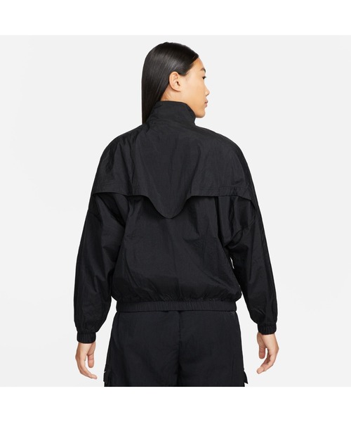 NIKE(ナイキ)の「ナイキ NIKE ナイキ NSW エッセンシャル WR ウーブン ジャケット(ナイロンジャケット・レディース・ホワイト/ブラック・L/M)」の8枚目の写真