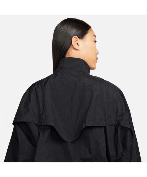 NIKE(ナイキ)の「ナイキ NIKE ナイキ NSW エッセンシャル WR ウーブン ジャケット(ナイロンジャケット・レディース・ホワイト/ブラック・L/M)」の9枚目の写真