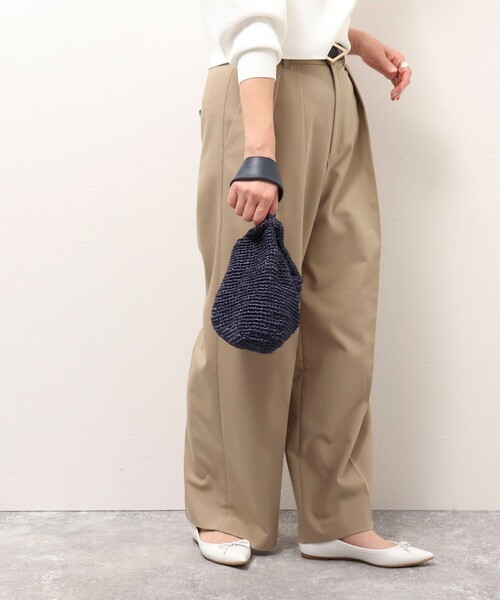 NOLLEY’S（ノーリーズ）の「ニットバッグ（ショルダーバッグ・レディース・シルバー/ネイビー・FREE）」の18枚目の写真