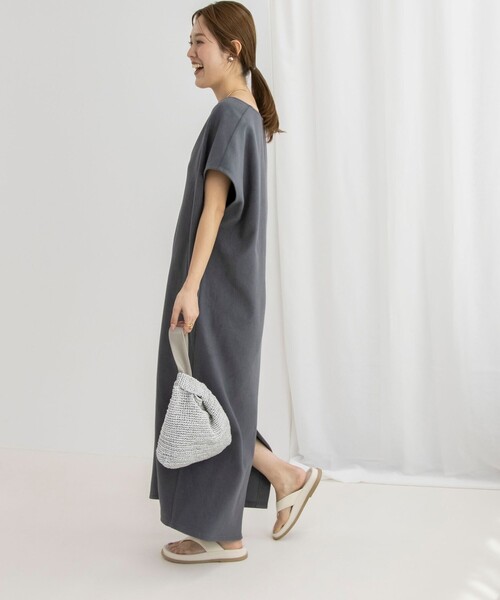 NOLLEY’S（ノーリーズ）の「ニットバッグ（ショルダーバッグ・レディース・シルバー/ネイビー・FREE）」の19枚目の写真